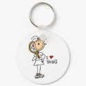 Girl I Love Tennis keychains by stick_figures Girl I Love Tennis keychains