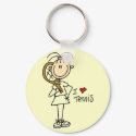 Girl I Love Tennis Tshirts and Gifts keychains by stick_figures Girl I Love Tennis Tshirts and Gifts keychains