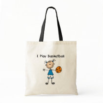 Girl I Play Basketball bags