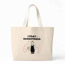 Girl I Play Basketball bags