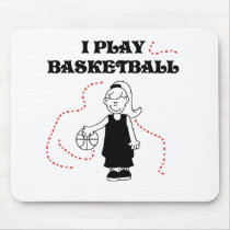 Girl I Play Basketball mousepads by sport_shop Girl I Play Basketball mousepads