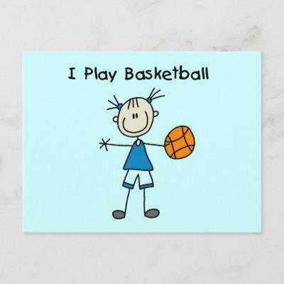 Cartoon Girl Basketball