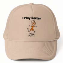 Girl I Play Soccer Tshirts and Gifts hats
