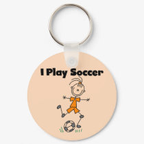 Girl I Play Soccer Tshirts and Gifts keychains