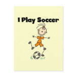 Girl I Play Soccer Tshirts and Gifts Postcards