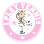 Girl I Play Tennis Tshirts and gifts Sticker