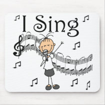 Girl I Sing Mousepad