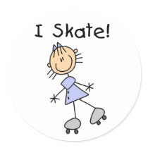 Girl I Skate Stickers Sticker by stick_figures Girl I Skate Stickers Sticker