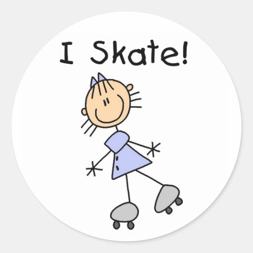 Girl I Skate Stickers Sticker Zazzle