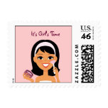 Girl Illustration Stamp