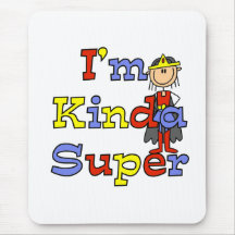Girl I'm Kinda Super Mouse Mats
