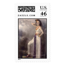 Girl in a grass skirt postage by bhbphotos Girl in a grass skirt postage