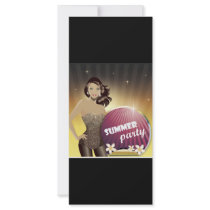 Girl in bikini vector (3)jpg VEGAS HAWAII SUMMER Customized Rack Card
