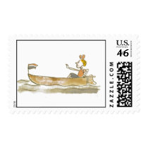 Girl in Boat Postage