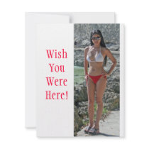 Girl in Boracay invitations