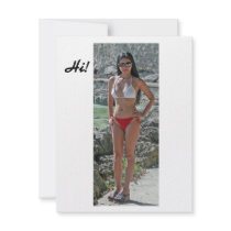 Girl in Boracay invitations