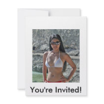 Girl in Boracay invitations