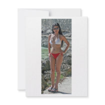 Girl in Boracay invitations