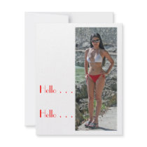 Girl in Boracay invitations