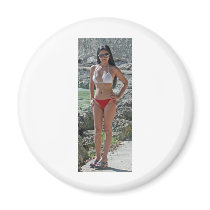 Girl in Boracay magnets