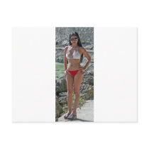 Girl in Boracay Postcard