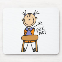 Girl In Class Mousepad