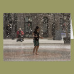Girl in Fountain cards