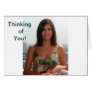 Girl in Manila Greeting Card