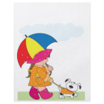 Girl in Rain flyers