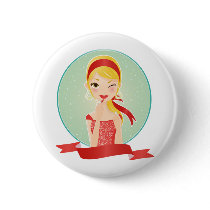 Girl in red buttons