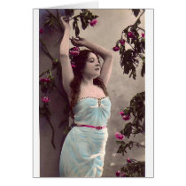 *Girl in the Garden* Vintage cards by ArtisticFootprints *Girl in the Garden* Vintage cards