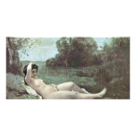 Girl In The Open,  By Jean-Baptiste-Camille Corot Photo Greeting Card