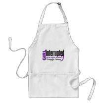 Girl Interrupted 1 Fibromyalgia aprons by awarenessgifts Girl Interrupted 1 Fibromyalgia aprons