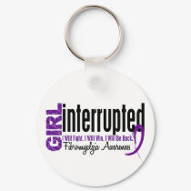 Girl Interrupted 1 Fibromyalgia keychains by awarenessgifts Girl Interrupted 1 Fibromyalgia keychains