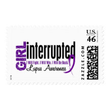 Girl Interrupted 1 Lupus Postage Stamp