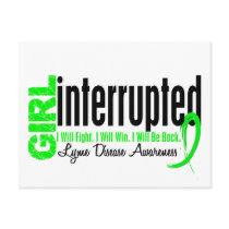 Girl Interrupted 1 Lyme Disease Post Cards