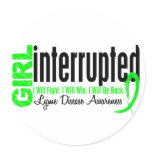 Girl Interrupted 1 Lyme Disease stickers