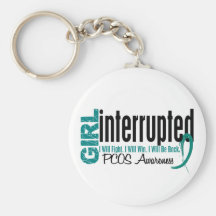 Girl Interrupted 1 PCOS Keychain