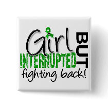 Girl Interrupted 2 Cerebral Palsy Pinback Button