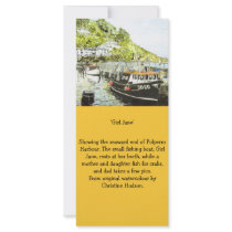'Girl Jane' Large Bookmark / Rack Card