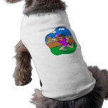 girl jump for it dog t-shirt