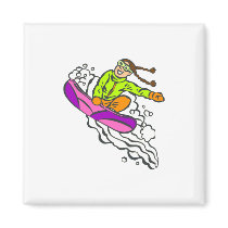 Girl Jumper Fridge Magnets