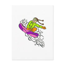 Girl Jumper Postcard