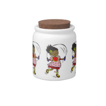 African American Candy Jar
