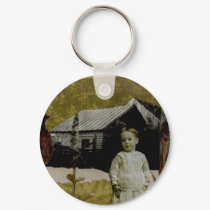 Girl Keychain by Unforgettableart Girl Keychain