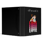 Girl Kissing Boy Binder
