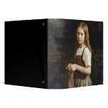 Girl Knitting, 1854 binders