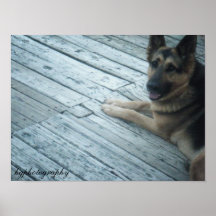 Girl laying print