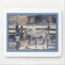 Girl Leading Her Pony Artwork Mousepad