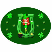 Girl Leprechaun 2 Photo Sculpture photo sculptures